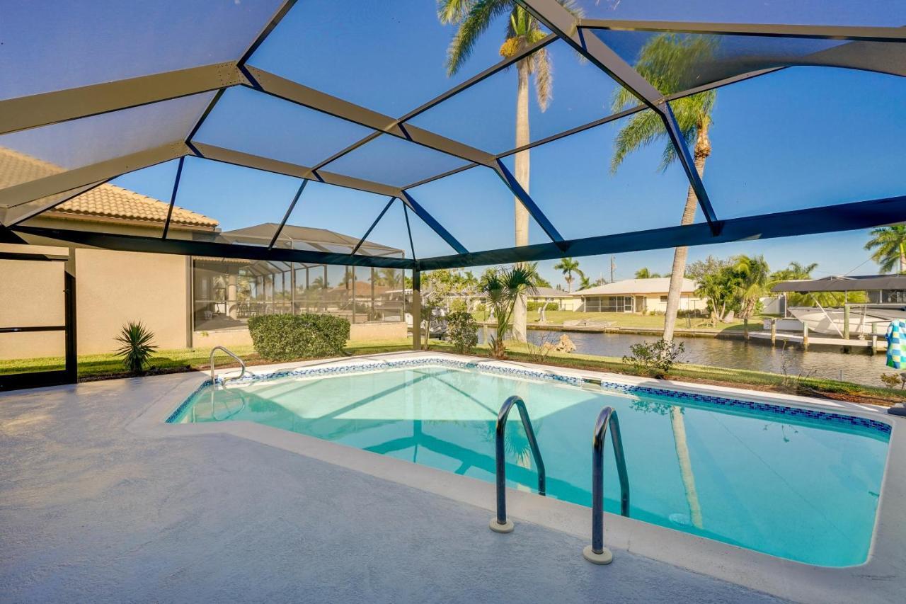 Waterfront Cape Coral Home With Private Pool! Exterior foto